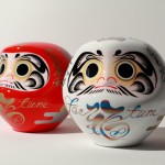 DARUMA -basket case- [ white×titanium ] [ red×gold ]