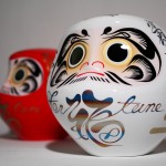 DARUMA -basket case- [ white×titanium ] [ red×gold ]